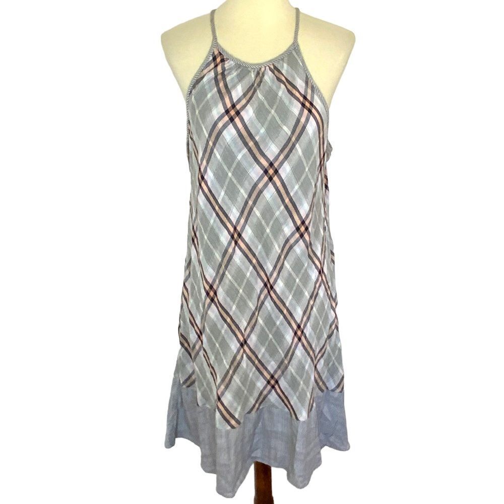 CLOTH & STONE plaid sleeveless summer dress size M